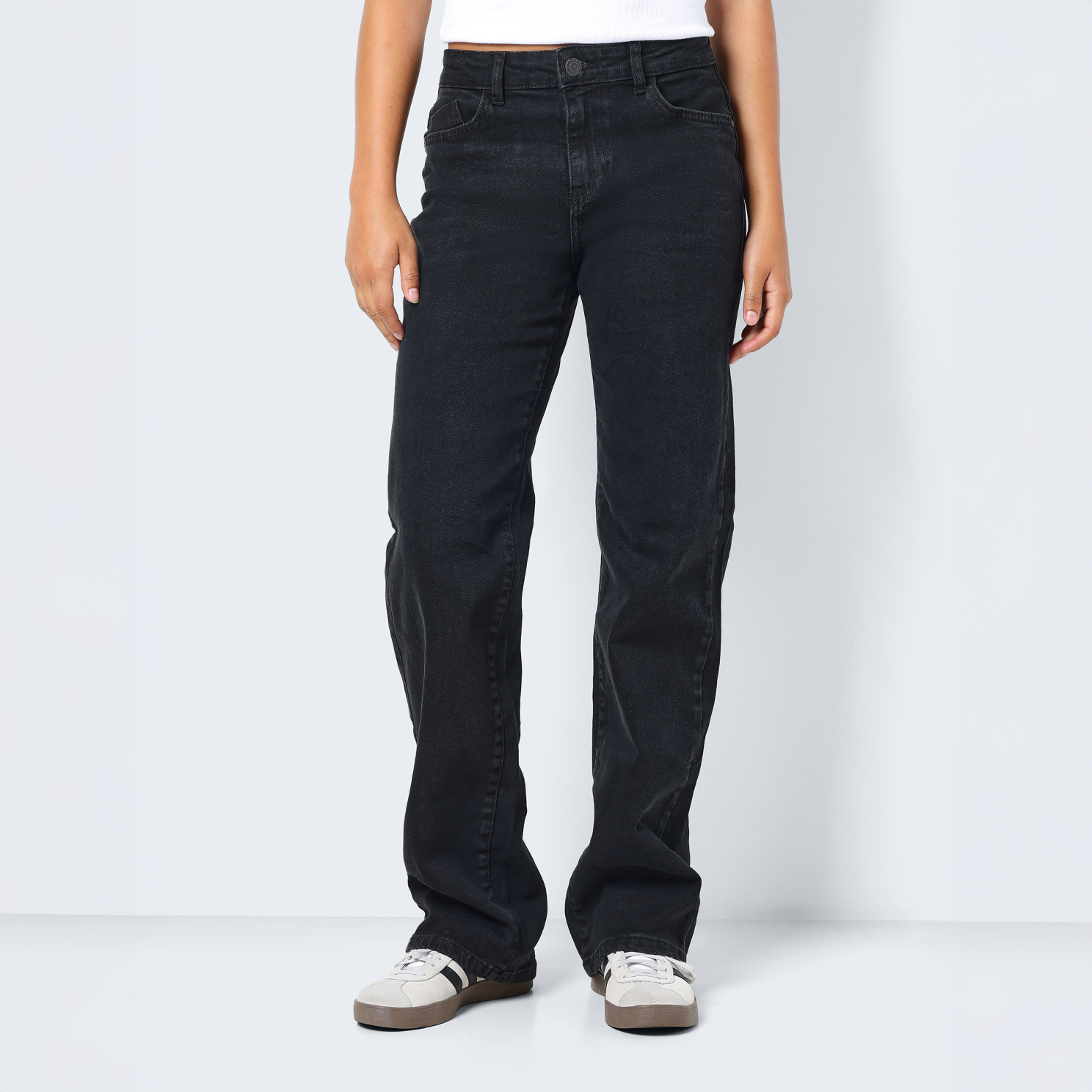 Noisy May Yolanda Dame Jeans Black Denim 30 34