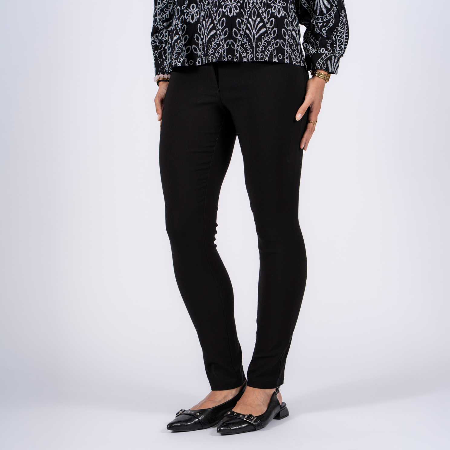 Sasia Bente Dame Bukser Black Beauty