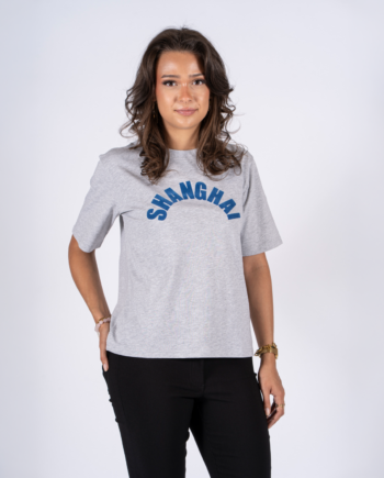Sasia Daphne Dame  -shirt Light Grey Melange