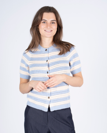 Sasia Mina Dame Cardigan Eggnog Off White