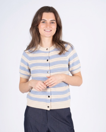 Sasia Mina Dame Cardigan Eggnog Off White