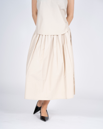 Sasia Poppy Dame Nederdel Sandshell Beige