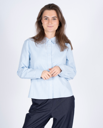 Sasia Sigrid Dame Skjorte Cashmere Blue