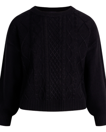 Sirup Copenhagen Dame Striktrøje Black