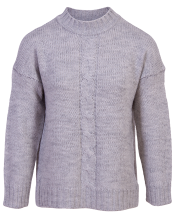 Sirup Dame Striktrøje Grey Melange