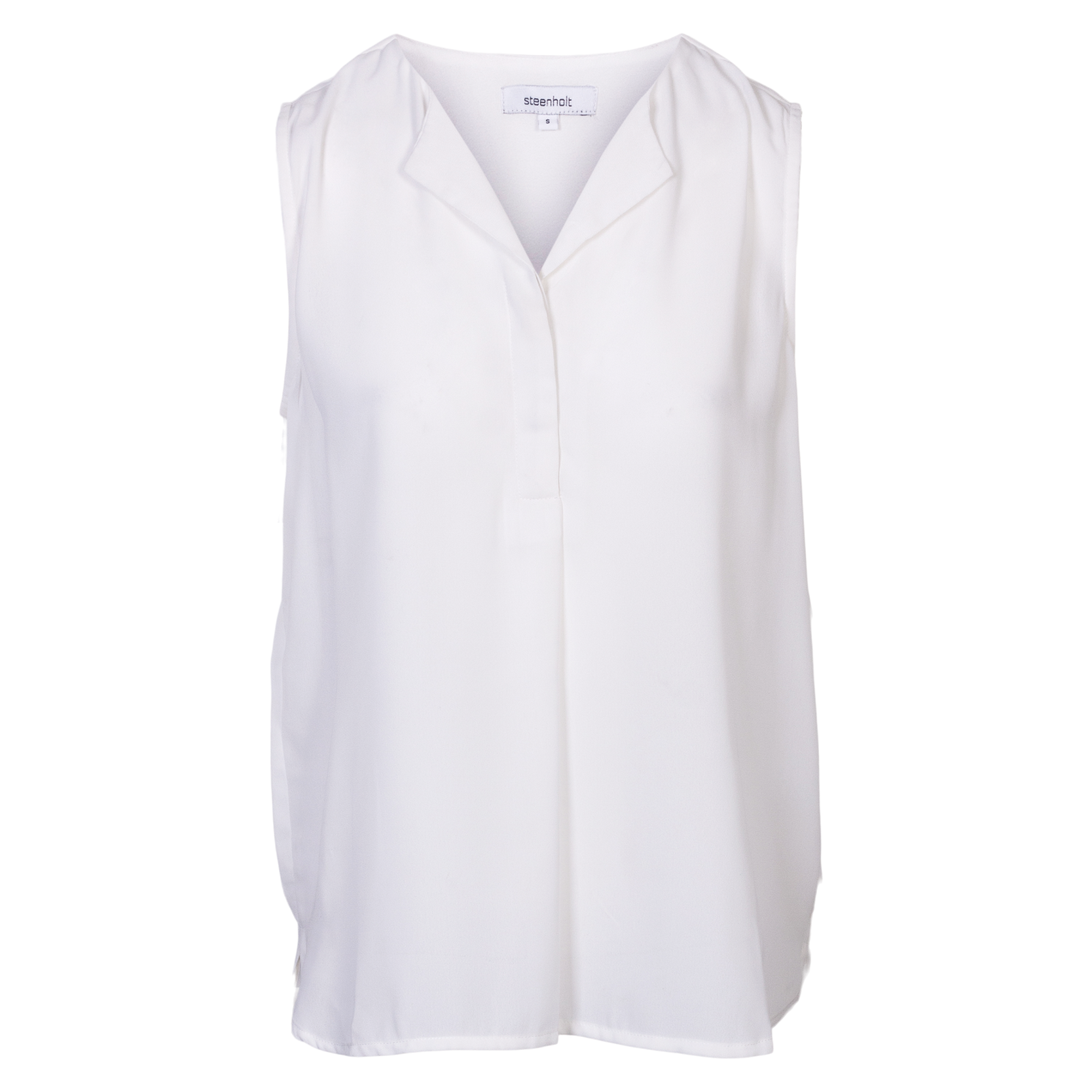 Steenholt Clara Dame Top Plus Size Bright White 54