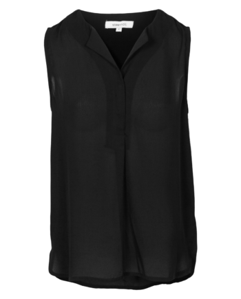 Steenholt Clara Dame Top Plus Size Jet Black 54