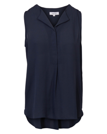 Steenholt Clara Dame Top Plus Size Navy 52