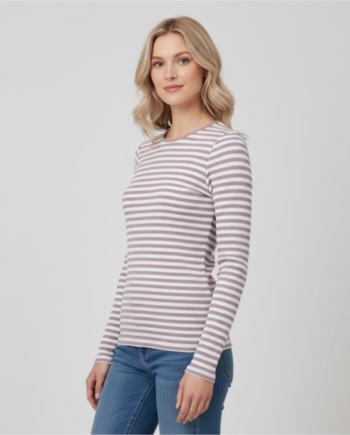 Steenholt Dame Langærmet  -shirt Deauville Mauve