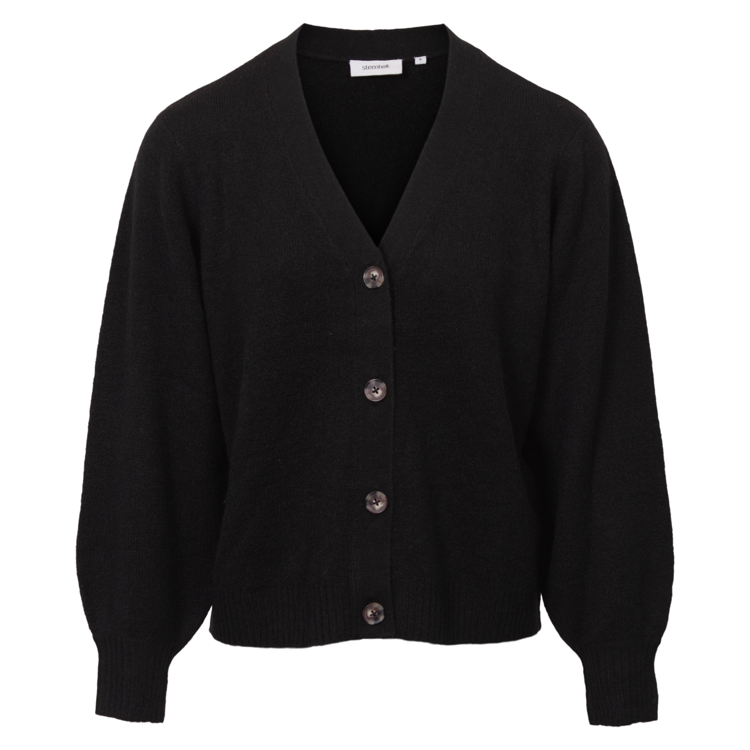 Steenholt Gora Dame Cardigan Plus Size Black 48