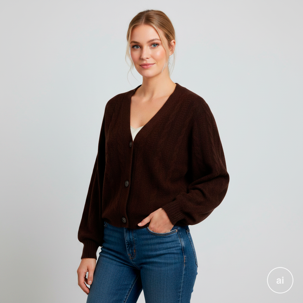 Steenholt Gora Dame Cardigan Rum Raisin