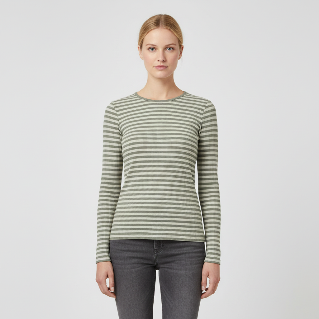 Steenholt Rosita Dame Langærmet  -shirt Vetiver