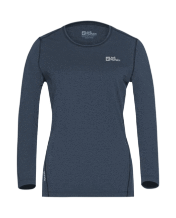 Trøje Til Dame Jack Wolfskin Sky Thermal Ls   Mørkeblå