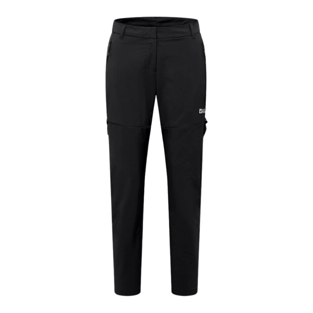 Vandrebukser Til Dame Jack Wolfskin Hikeout Zip-off Pants Sort