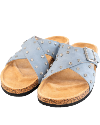 Vanting Dame Sandaler Light Blue 36