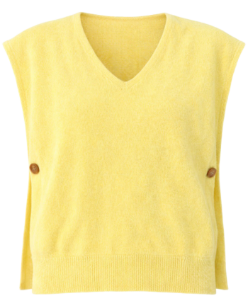 Vanting Dame Strikvest Yellow Onesize