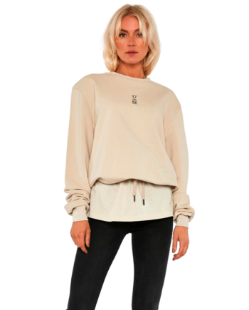 Y7 Luke Dame Sweatshirt Fog Sand