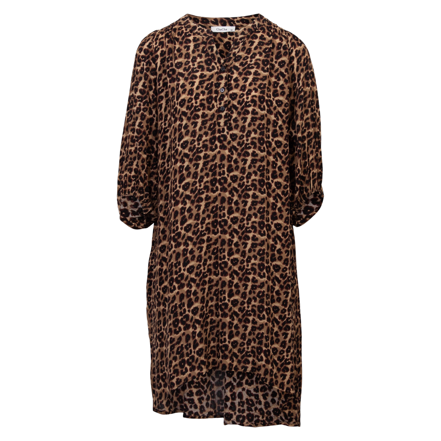 Zbyz Dame Tunika Plus Size Brown Animal 54 56