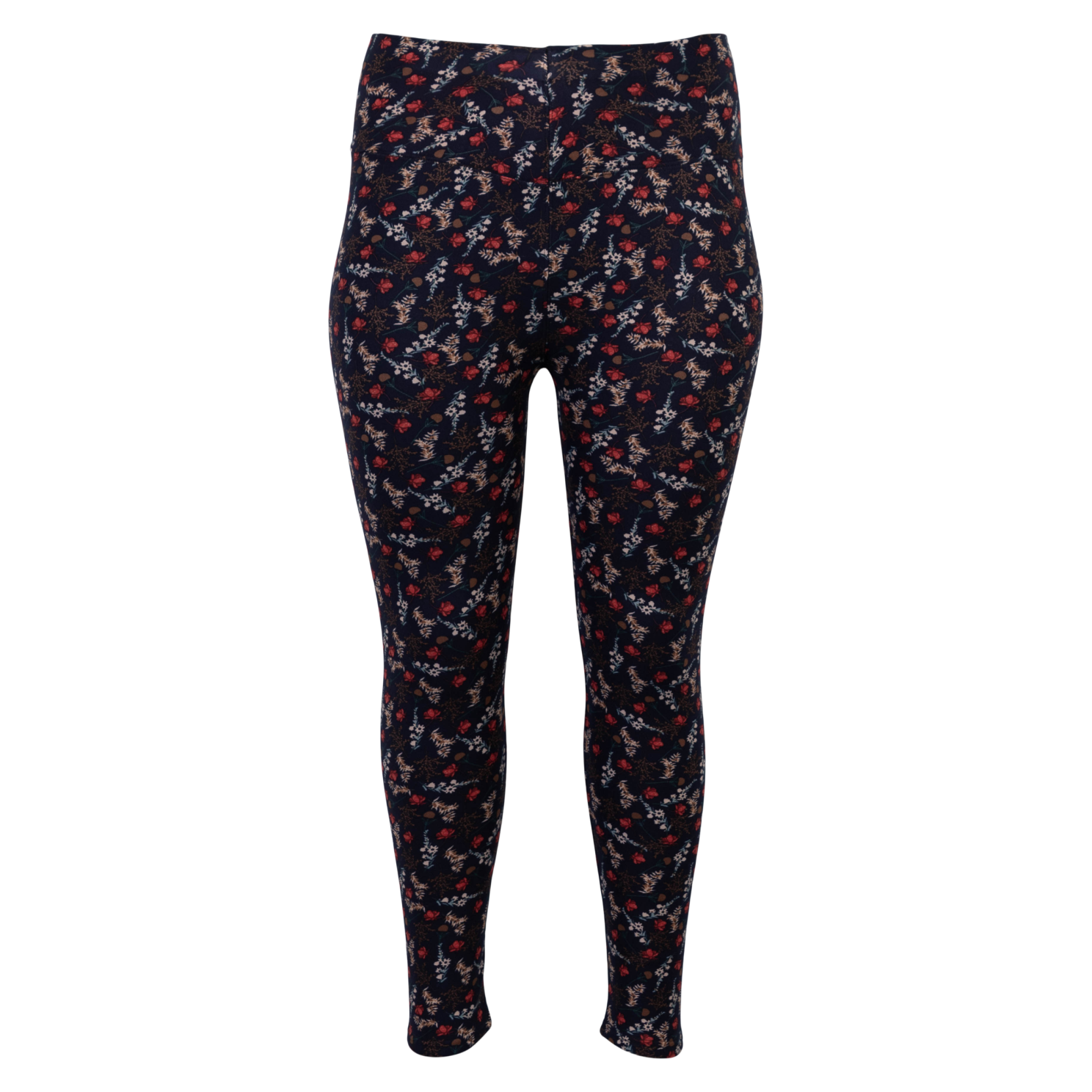 Anyway Dame Termoleggings    Fleece Navy Med Print