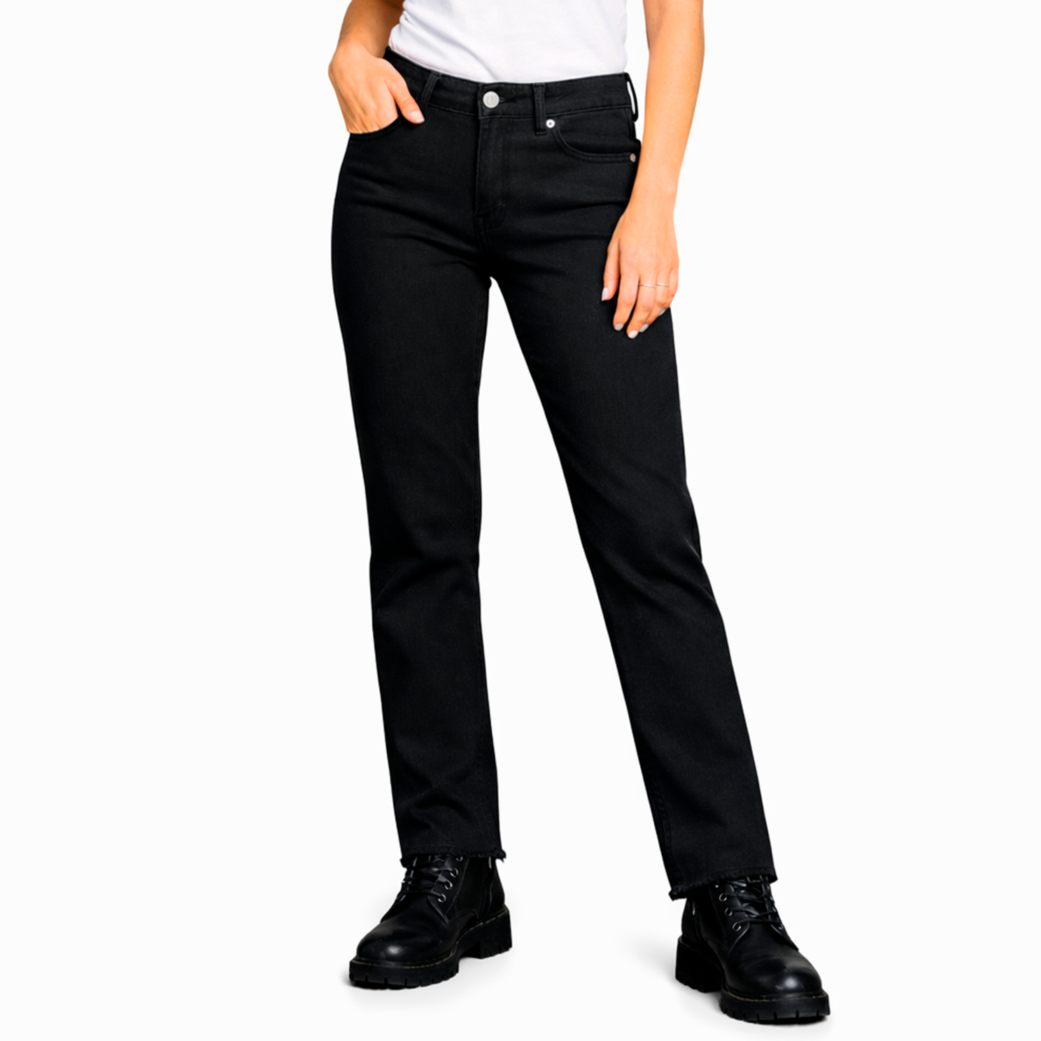 Bs Jeans Dame Jeans Black 44