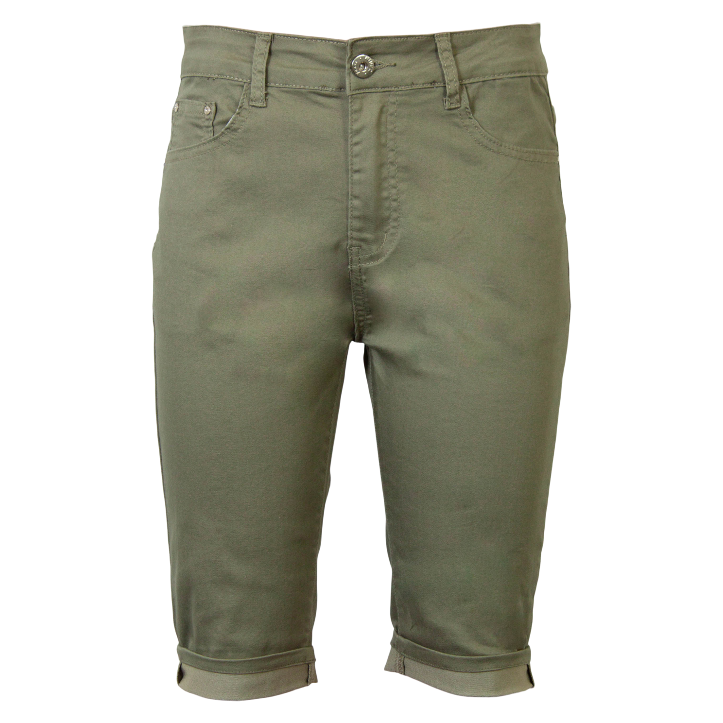 Bs Jeans Dame Shorts Khaki 42