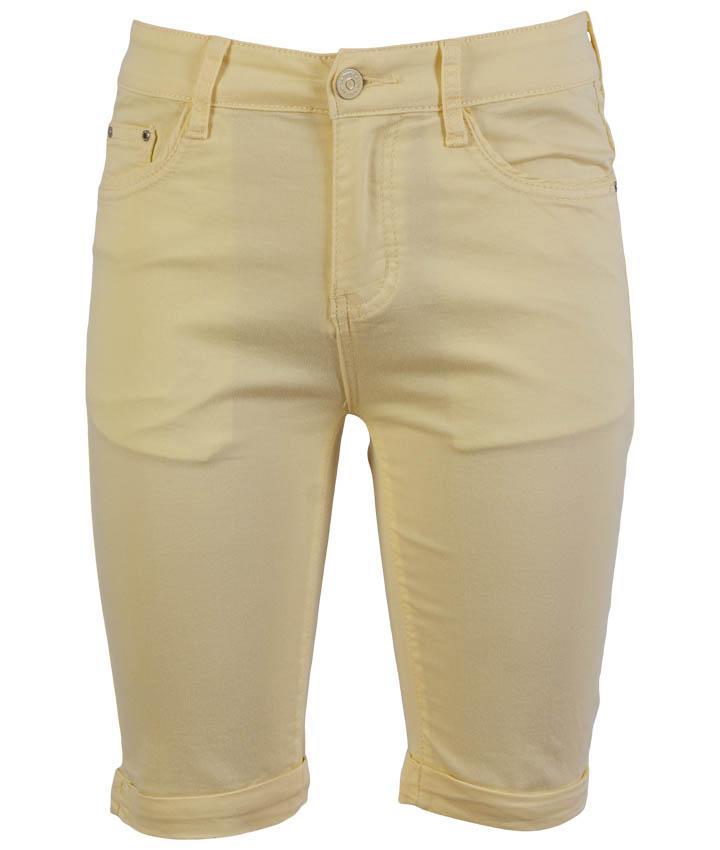 Bs Jeans Dame Shorts Yellow 44