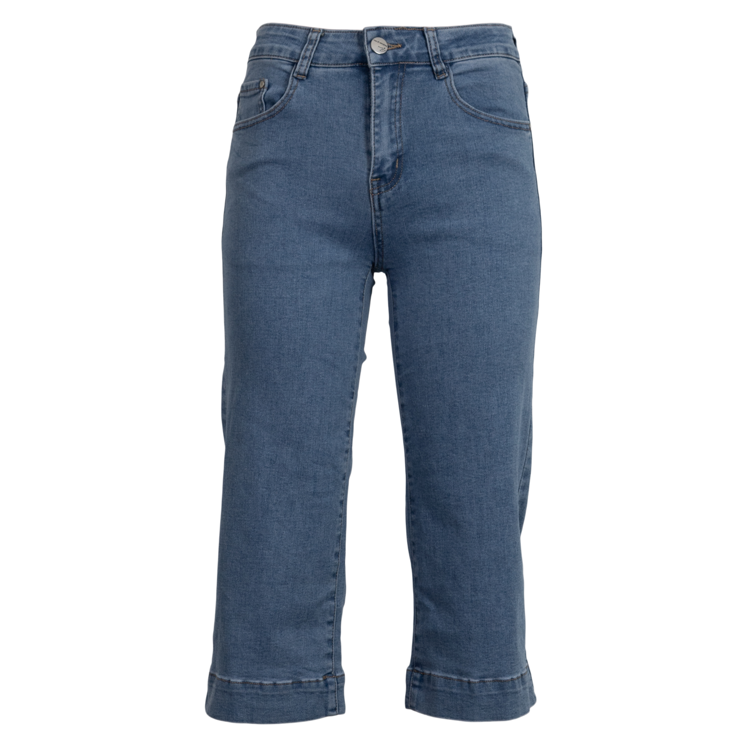 Bs Jeans Line Dame Capri    Stretch Denim 36