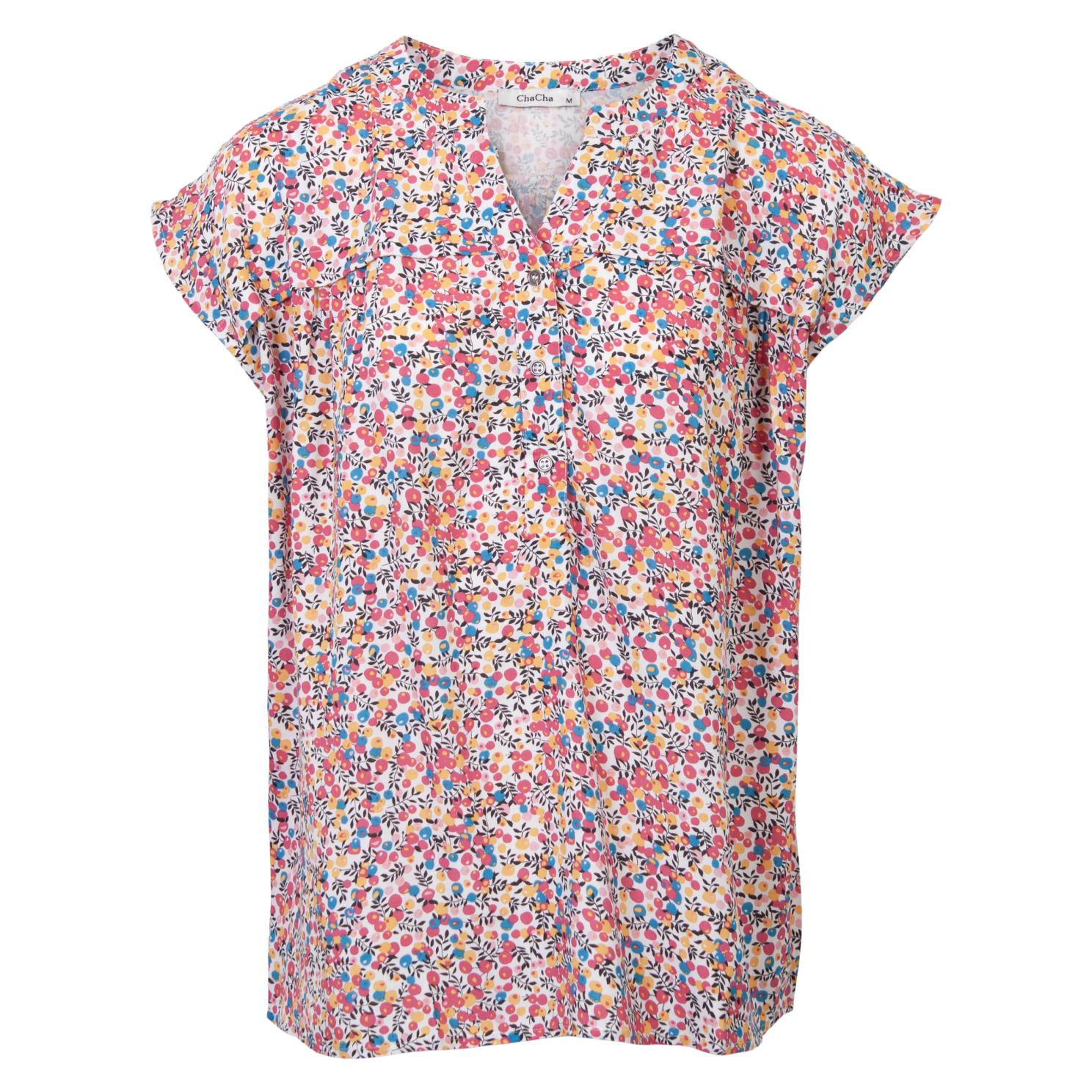 Chacha Dame Bluse Flower Print