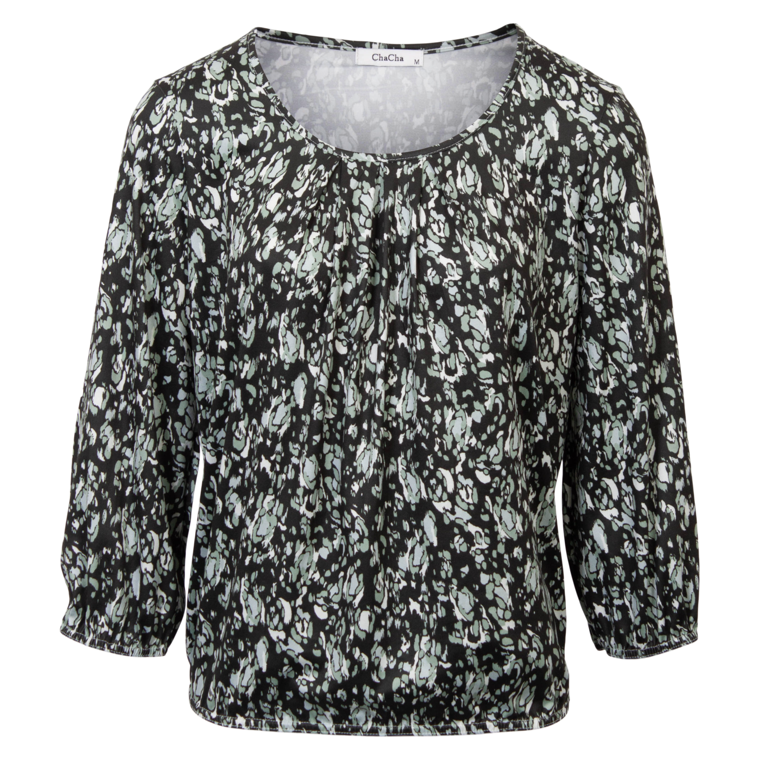 Chacha Dame Bluse Green Combi