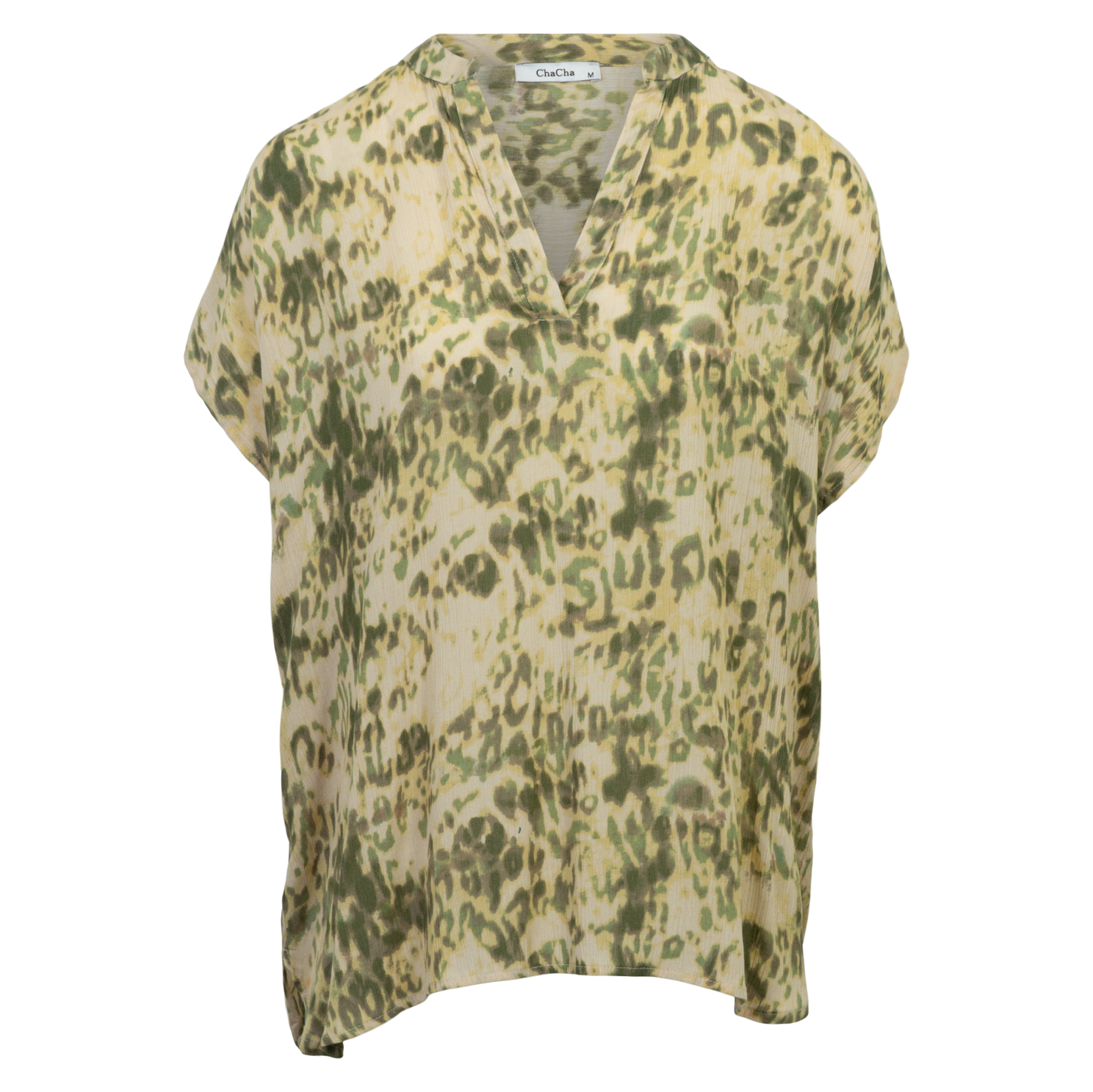 Chacha Dame Bluse Khaki