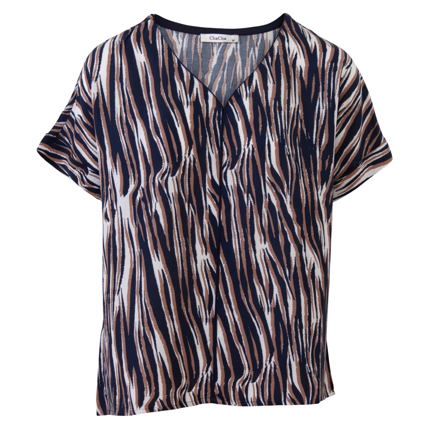 Chacha Dame Bluse Navy