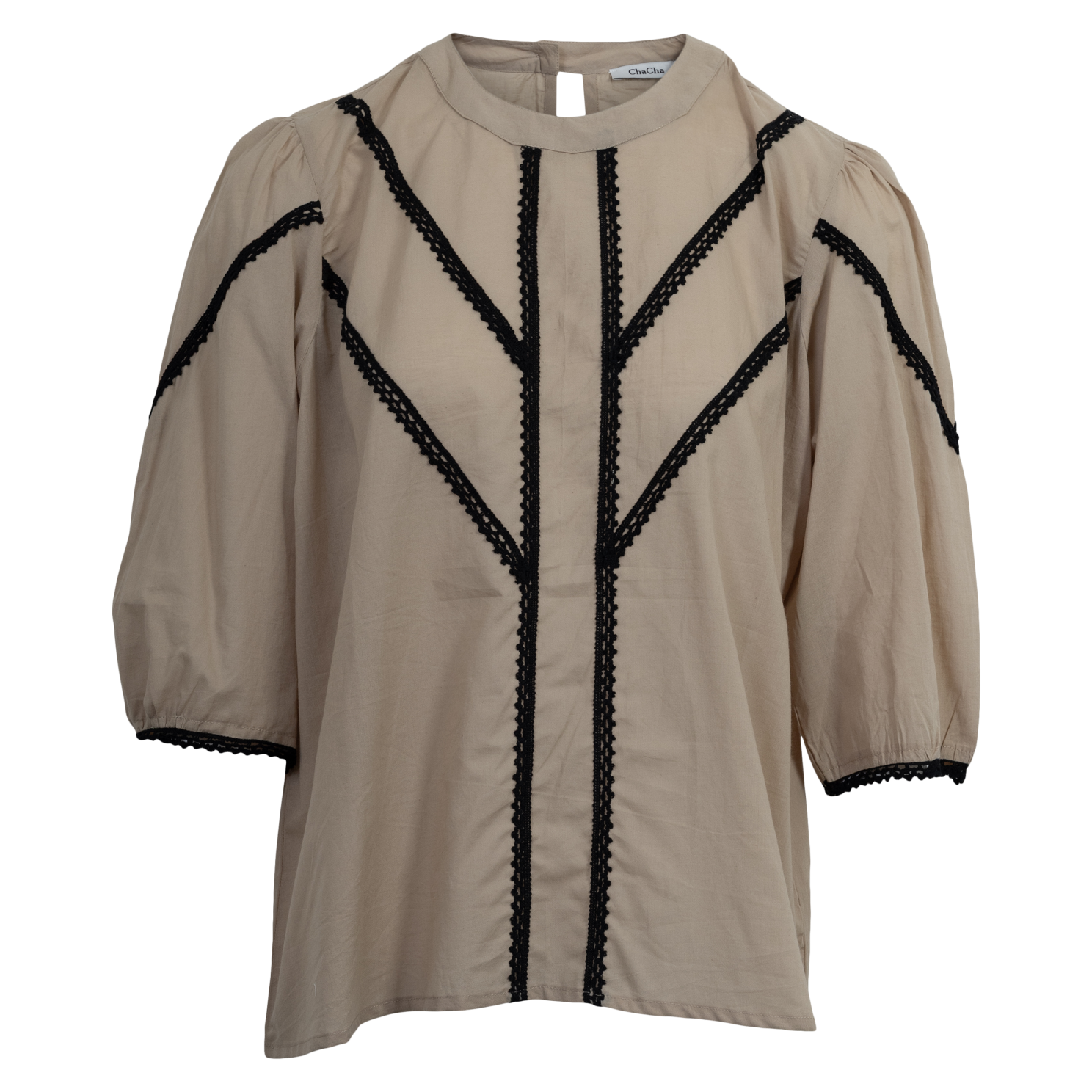Chacha Dame Skjorte Sand Black