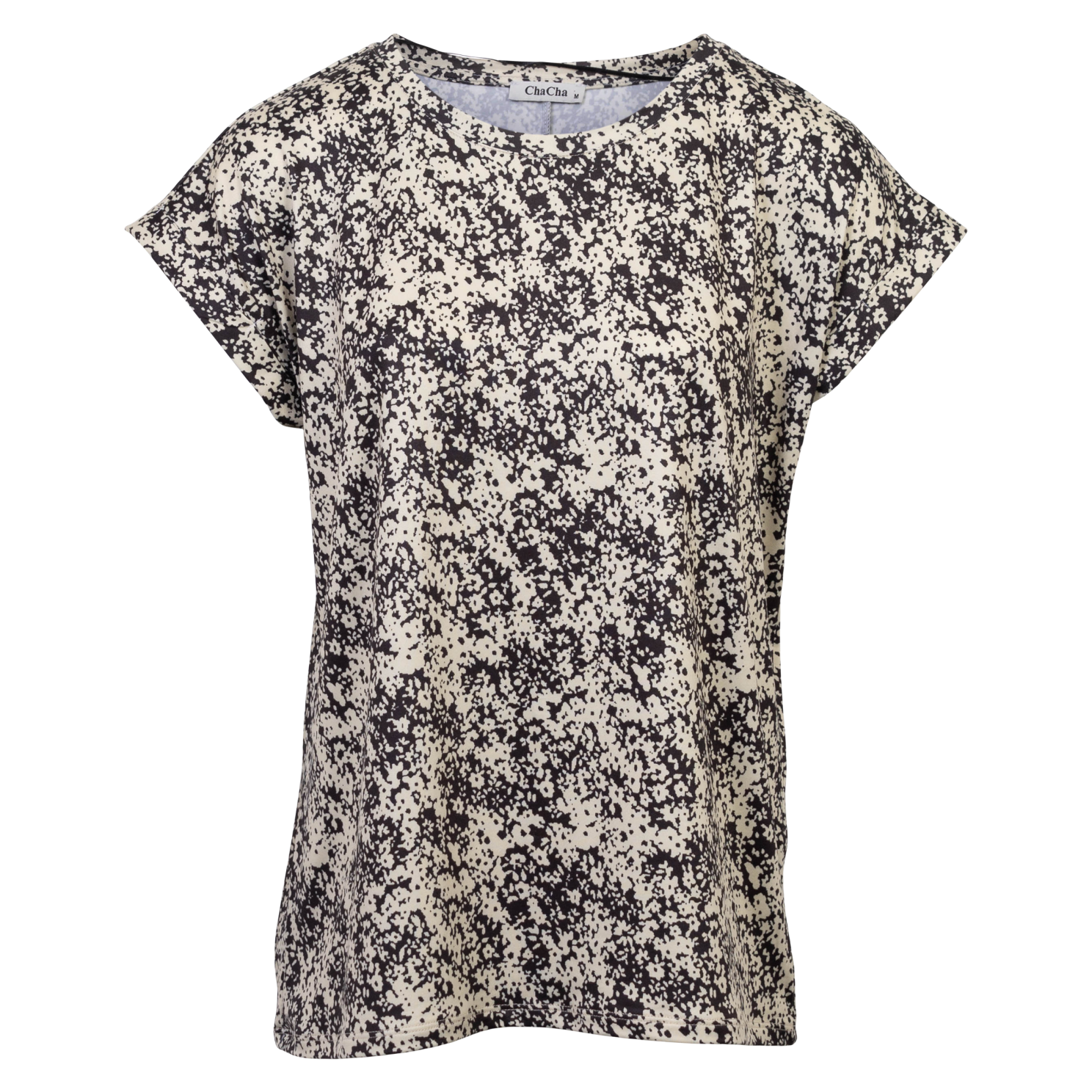 Chacha Dame  -shirt Print 21 Black