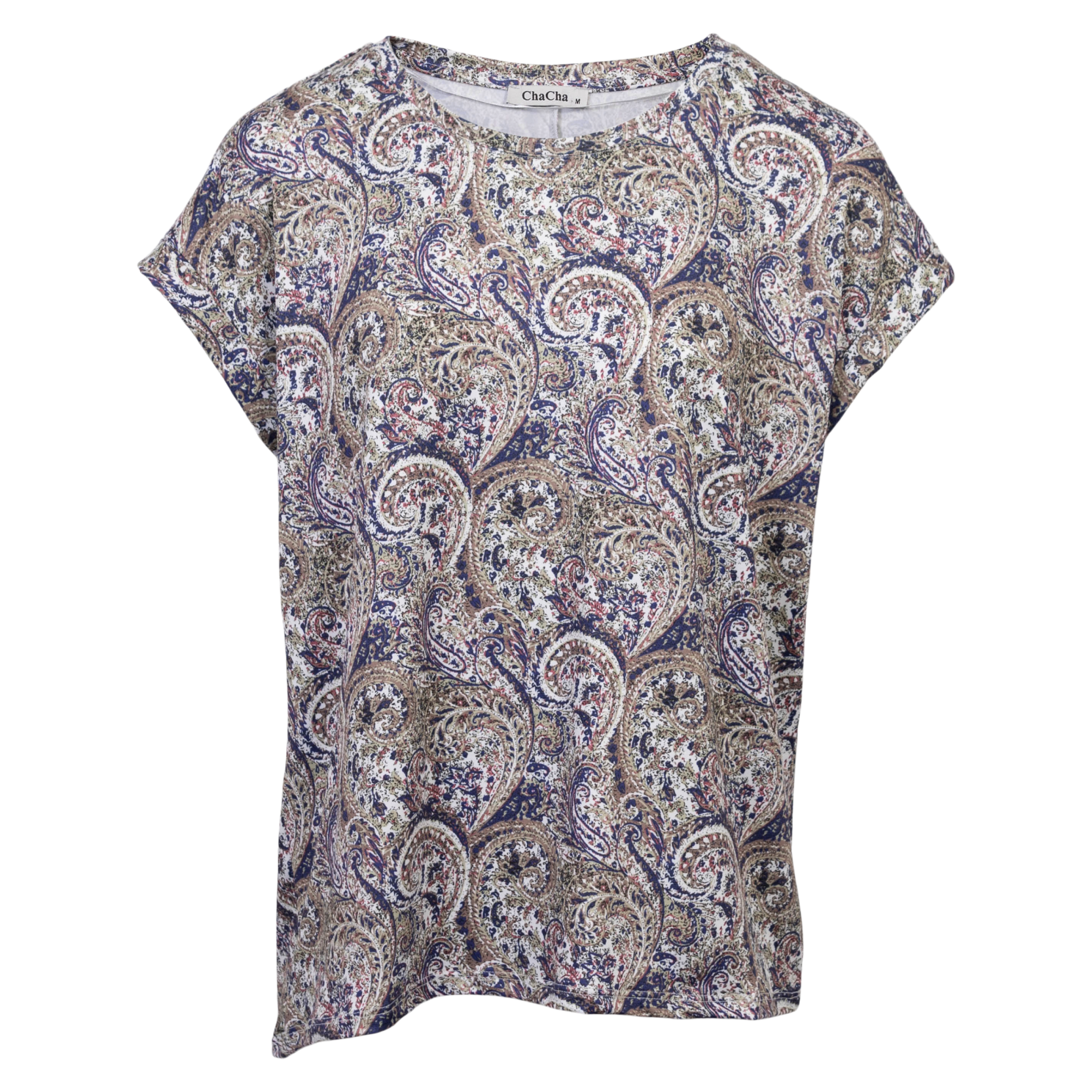 Chacha Dame  -shirt Print 55 Paisley