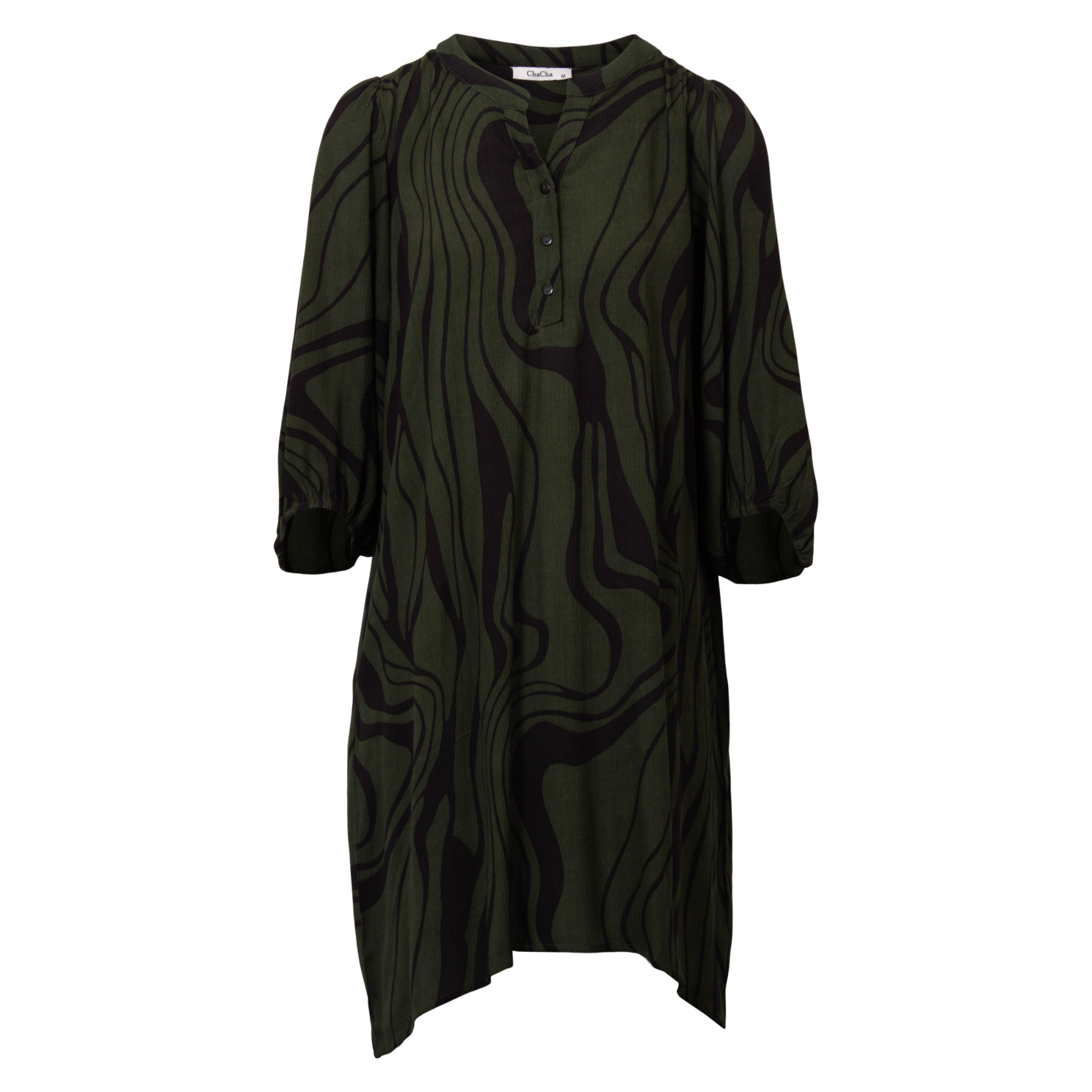 Chacha Dame Tunika Khaki Black