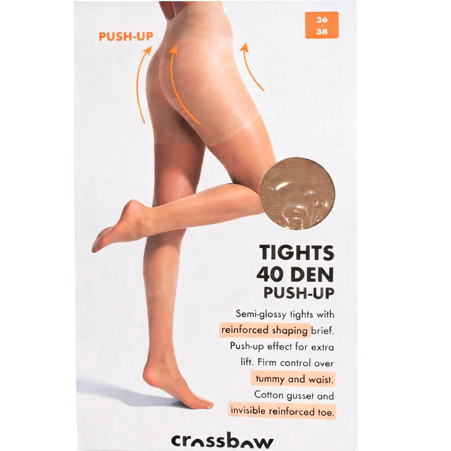 Crossbow Dame Strømpebukser Sand 36 38