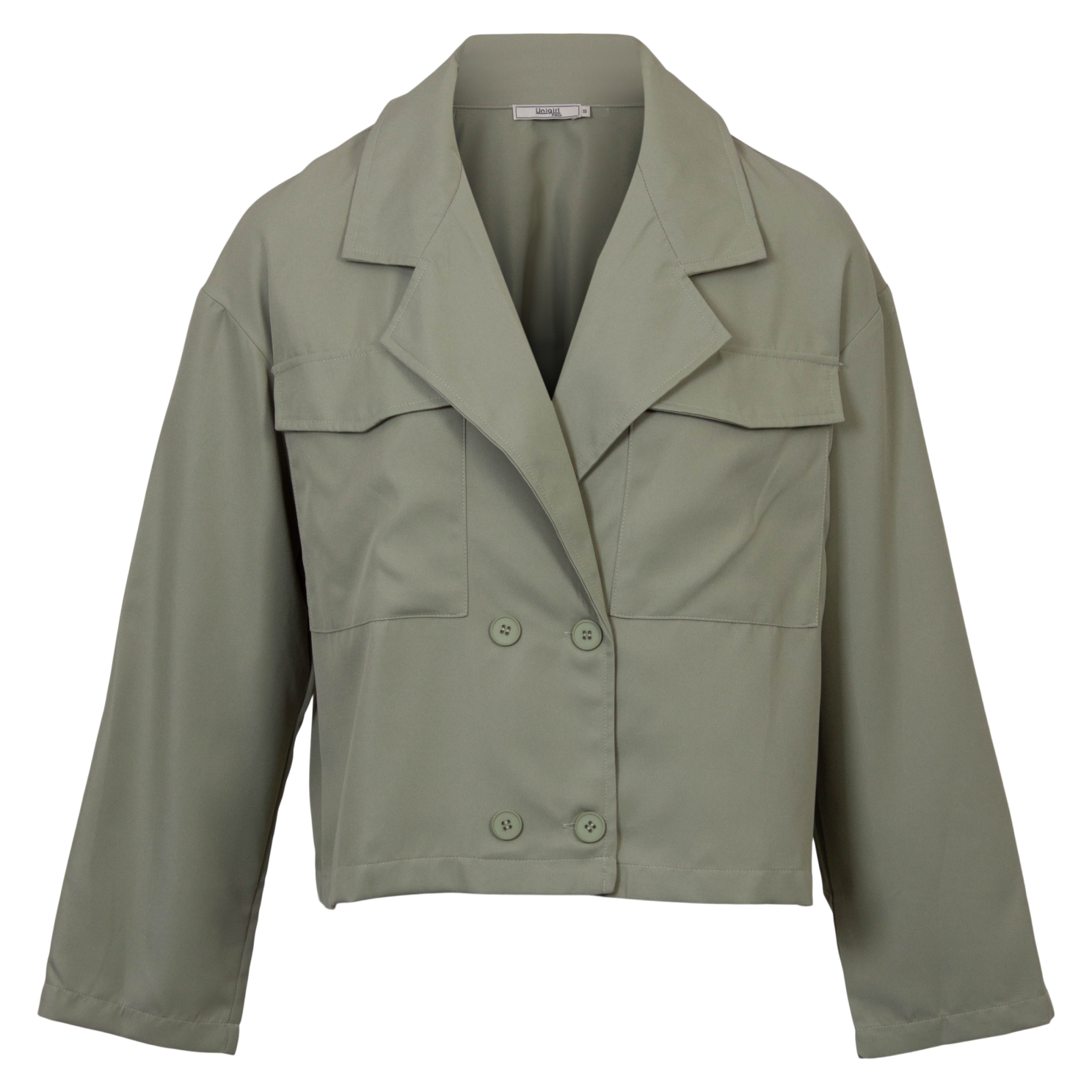 Dame Trenchcoat Lysegrøn