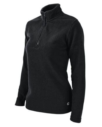 Fleecetrøje Dame Treklife Base Sort