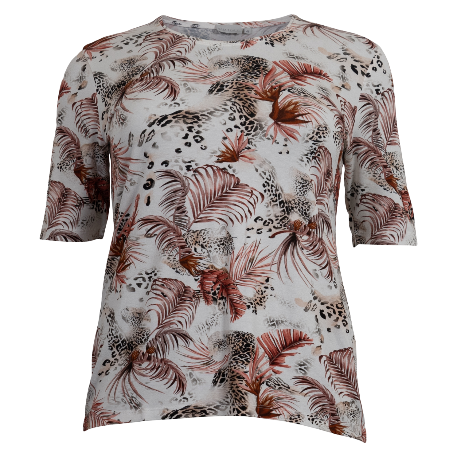 Gabriella    Dame Kortærmet Bluse 21 Coral 46