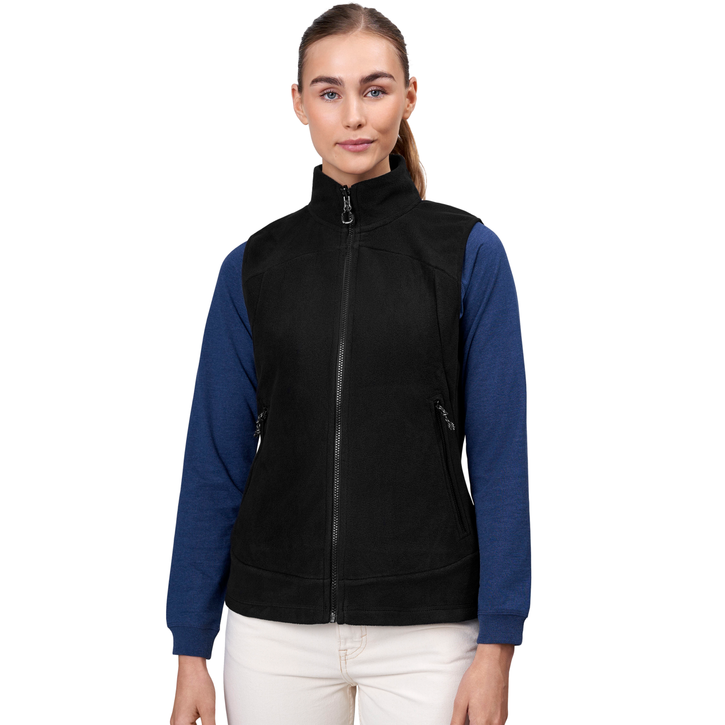 Id Active Dame Vest    Fleece Sort