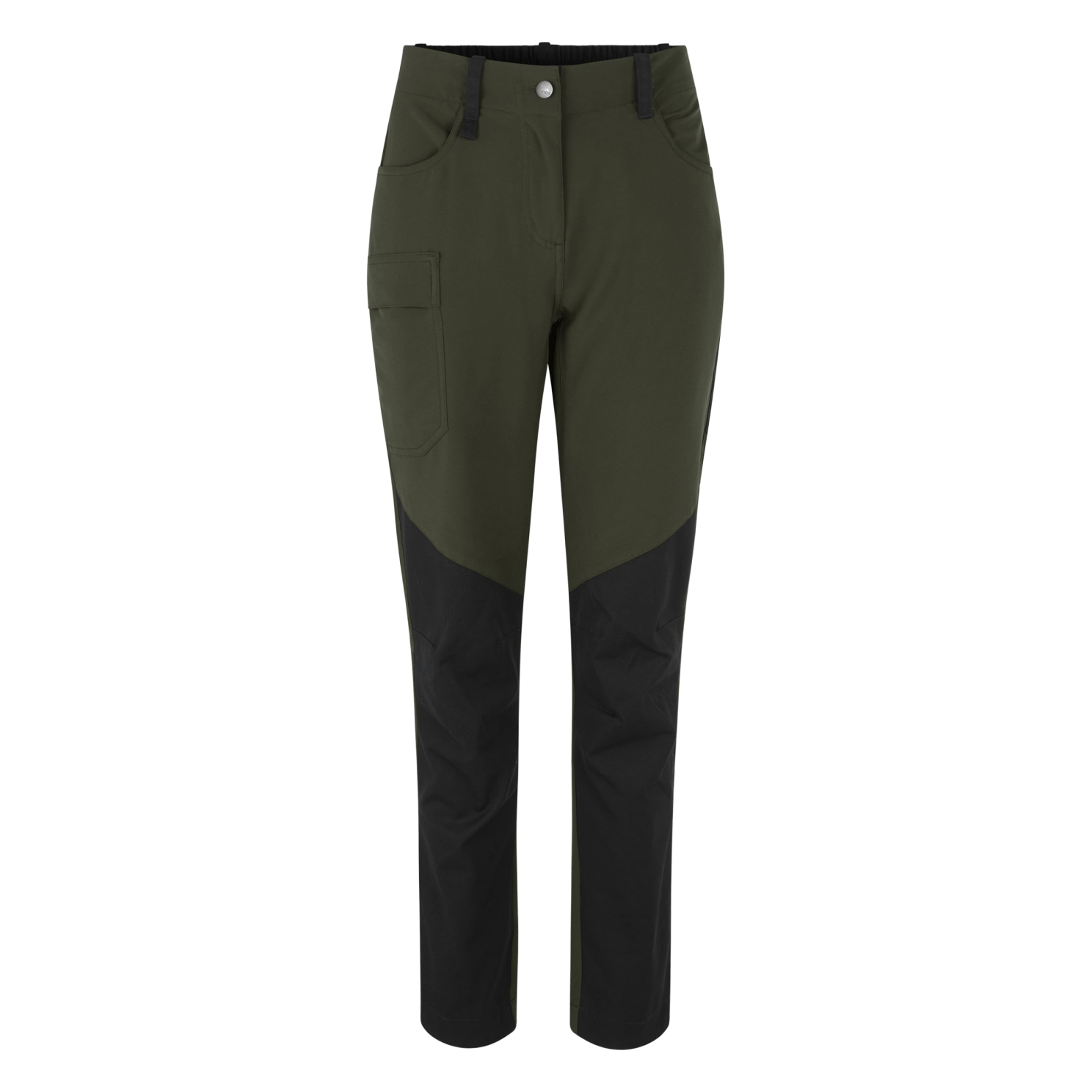 Id Dame Outdoorbukser    Stretch Oliven