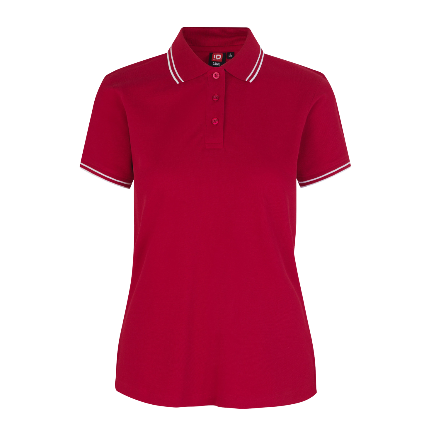 Id Kontrast Dame Polo Red