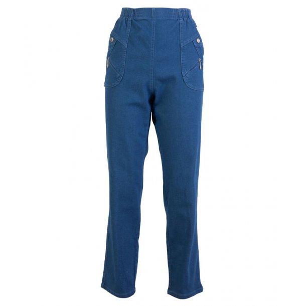 For My Dame Bukser Denim Blue 38