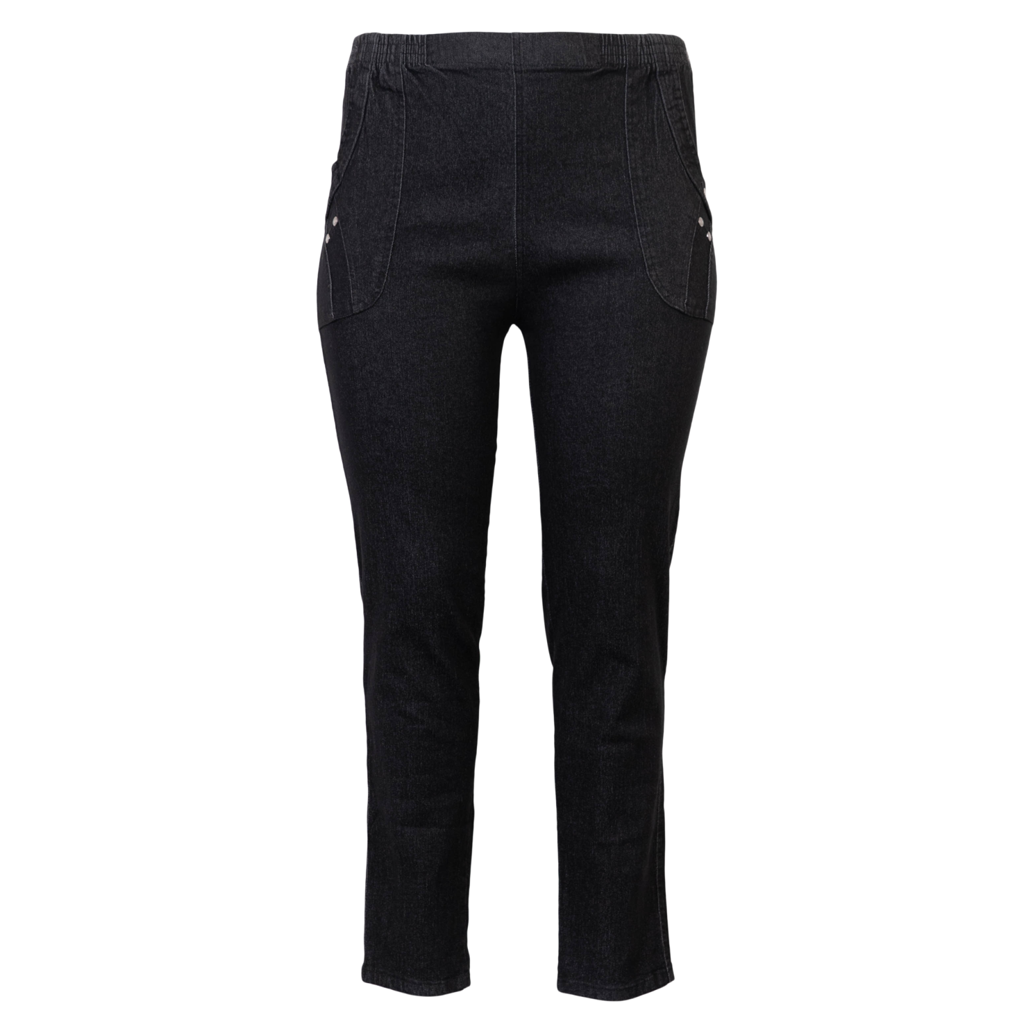 For My Gerda Dame Jeans Black Denim 52