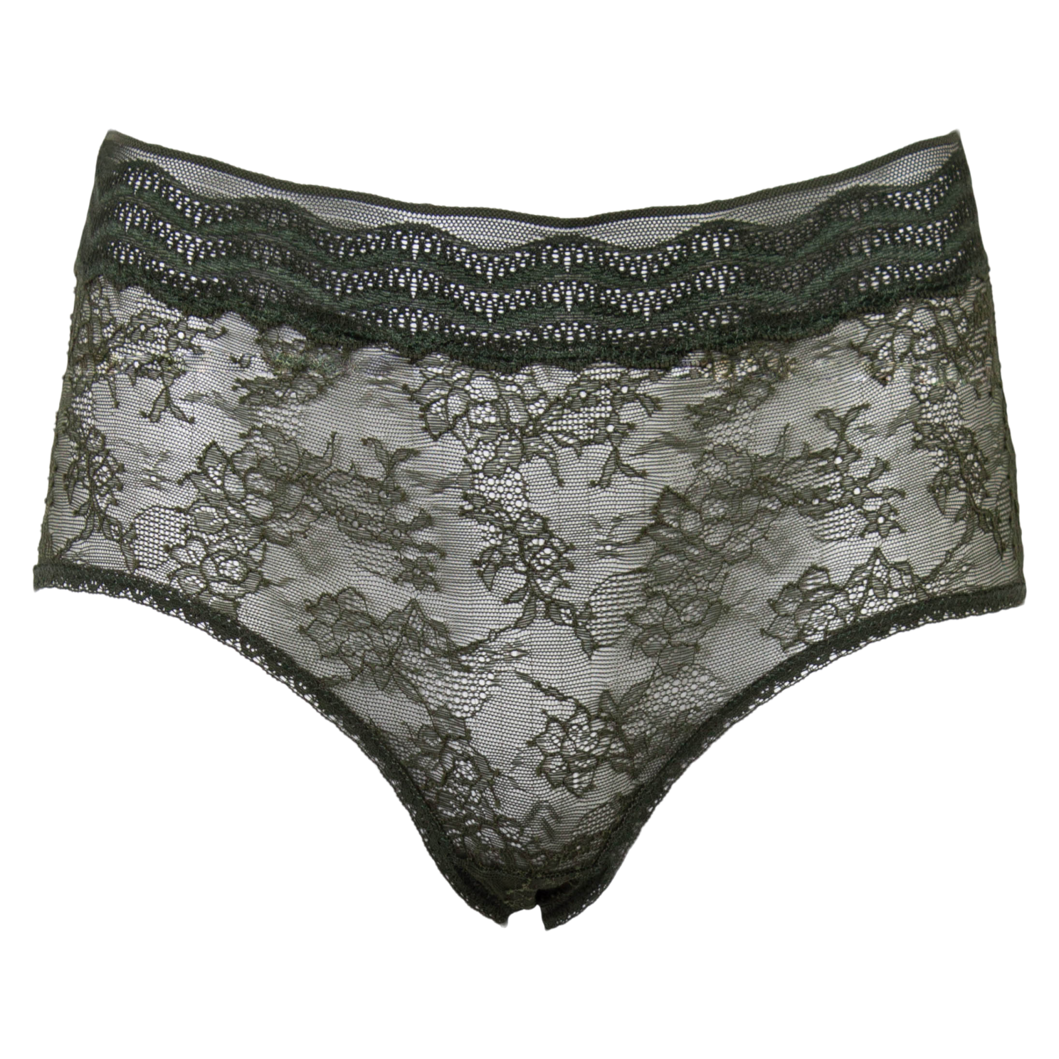 Lulu 39   Drawer Leah Dame Trusser Khaki