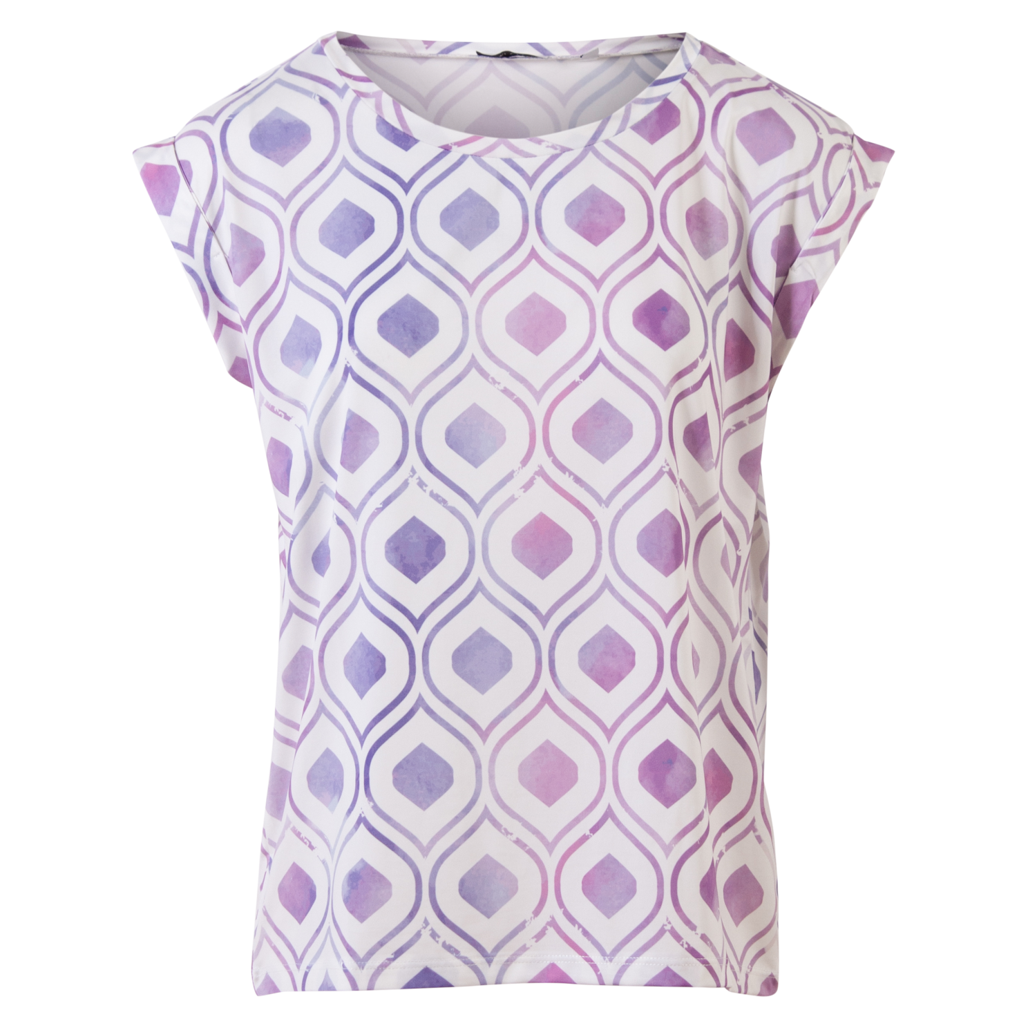 Dame Kortærmet Bluse Purple