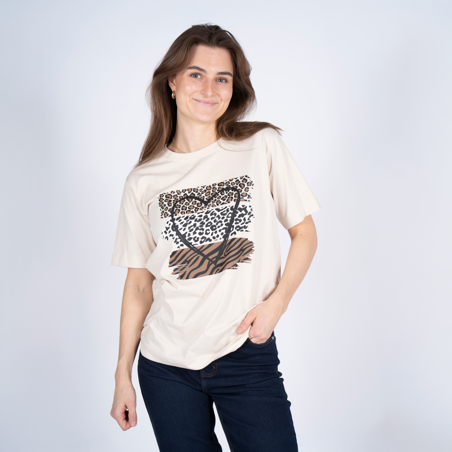 Sasia Dame  -shirt Sandshell Beige 12