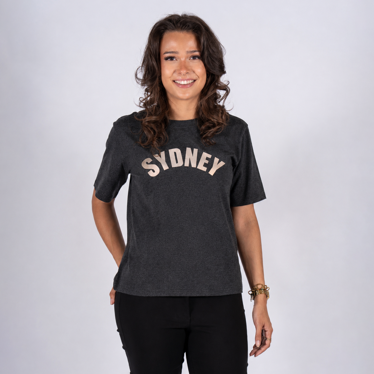 Sasia Daphne Dame  -shirt Black Beauty