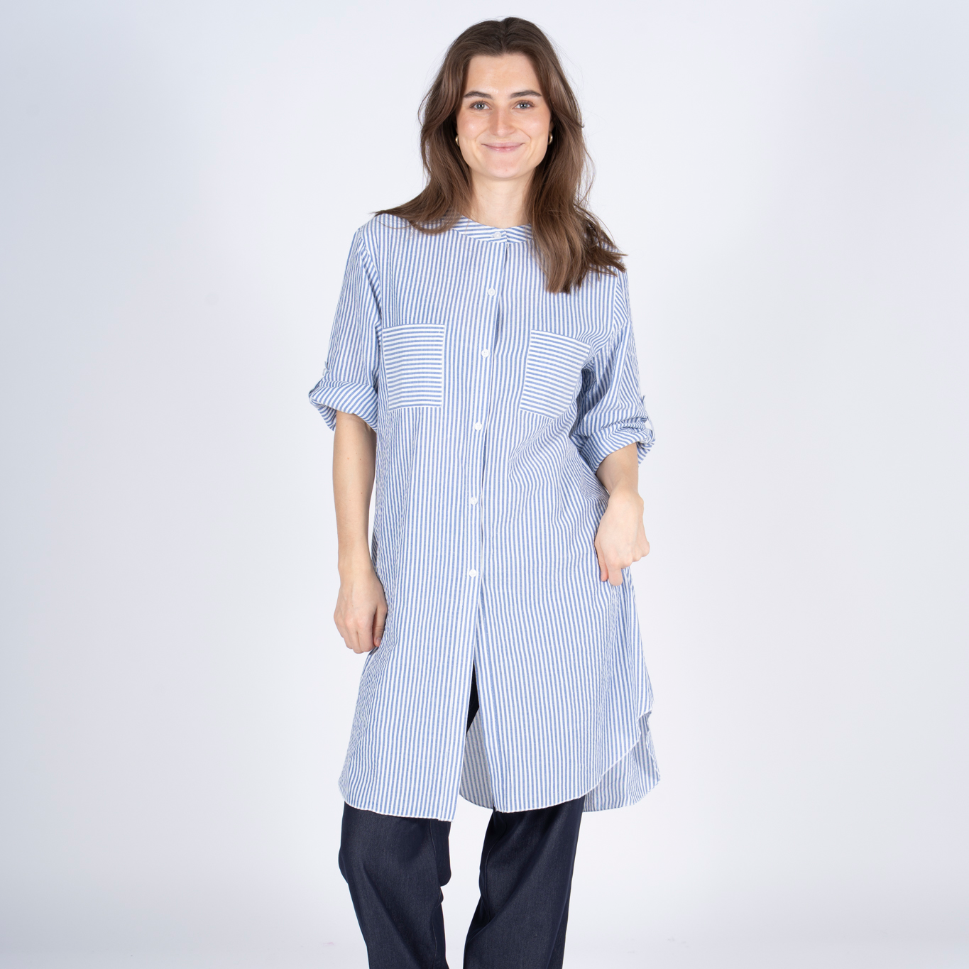 Sasia Tammy Dame Kjole Cashmere Blue