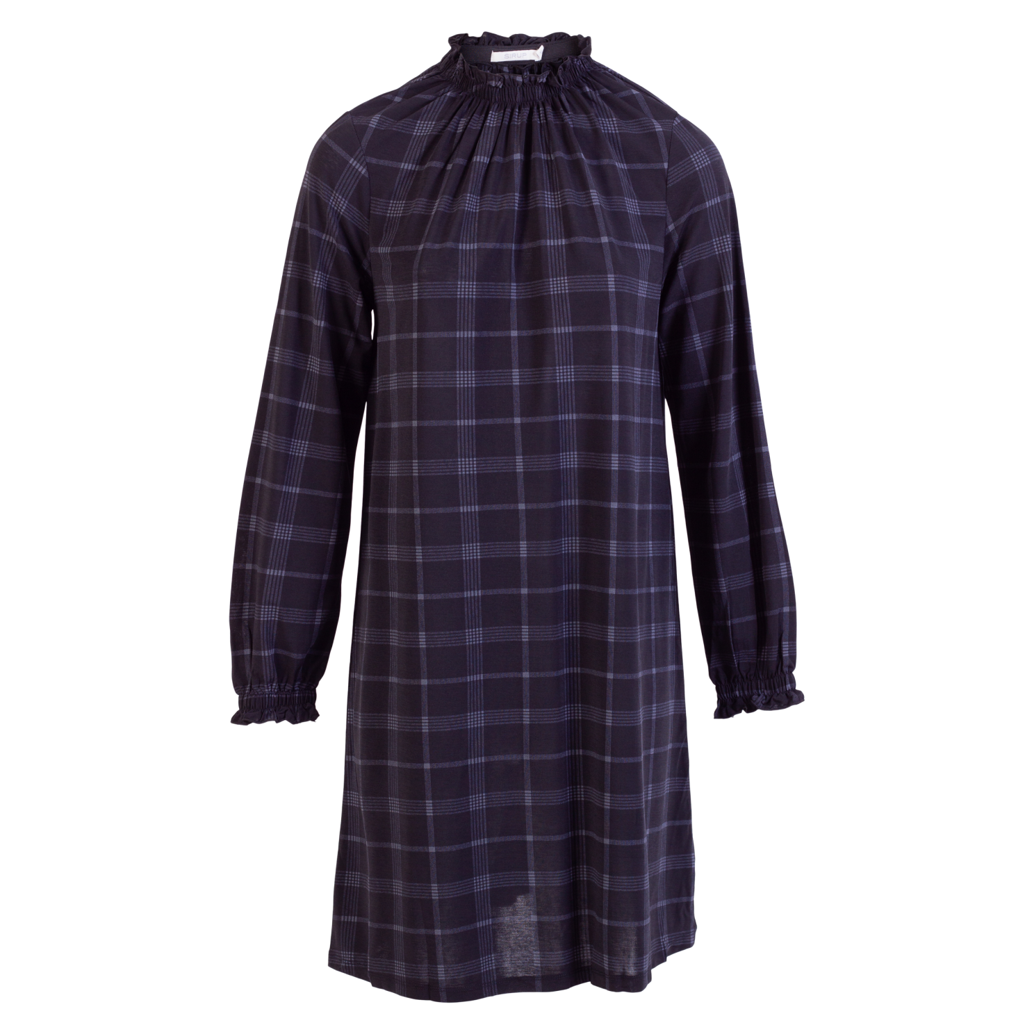 Sirup Dame Kjole Check Print